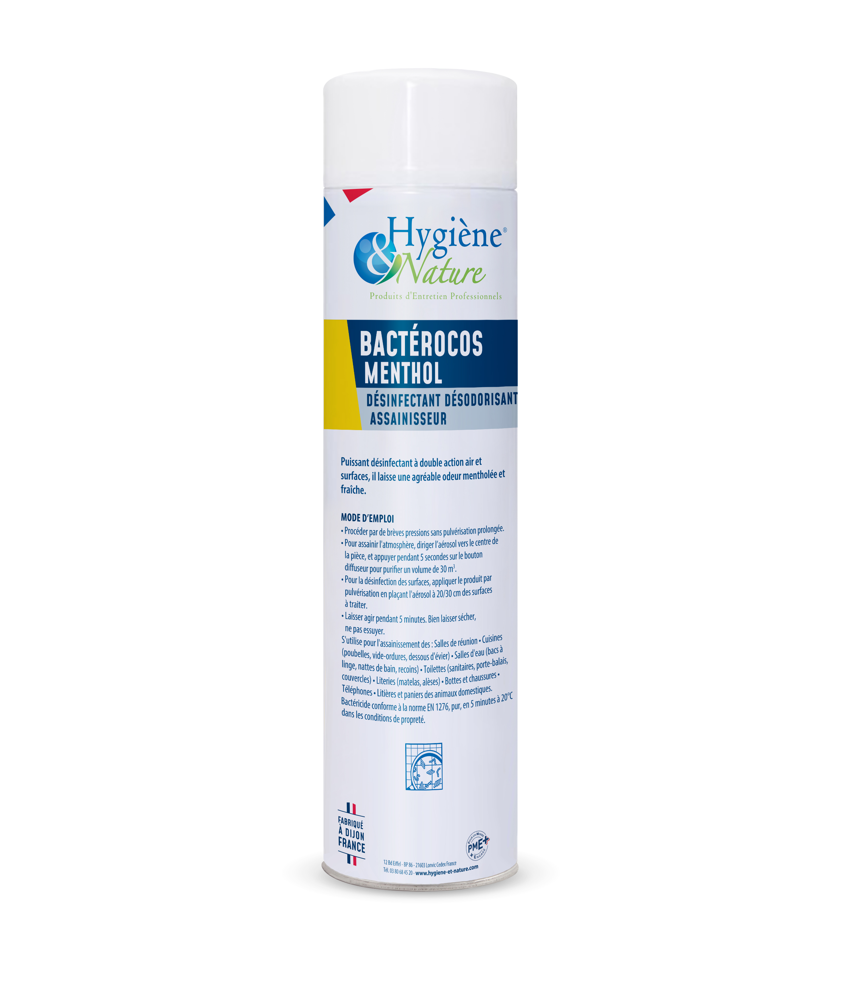 AEROSOL ASSAINISSEUR BACTEROCOS - 750ML