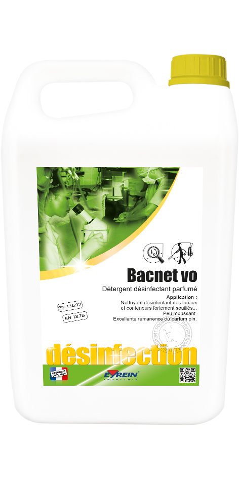 BACNET VIDE ORDURE 5L -DESINFECTANT LE BIDON DE 5L