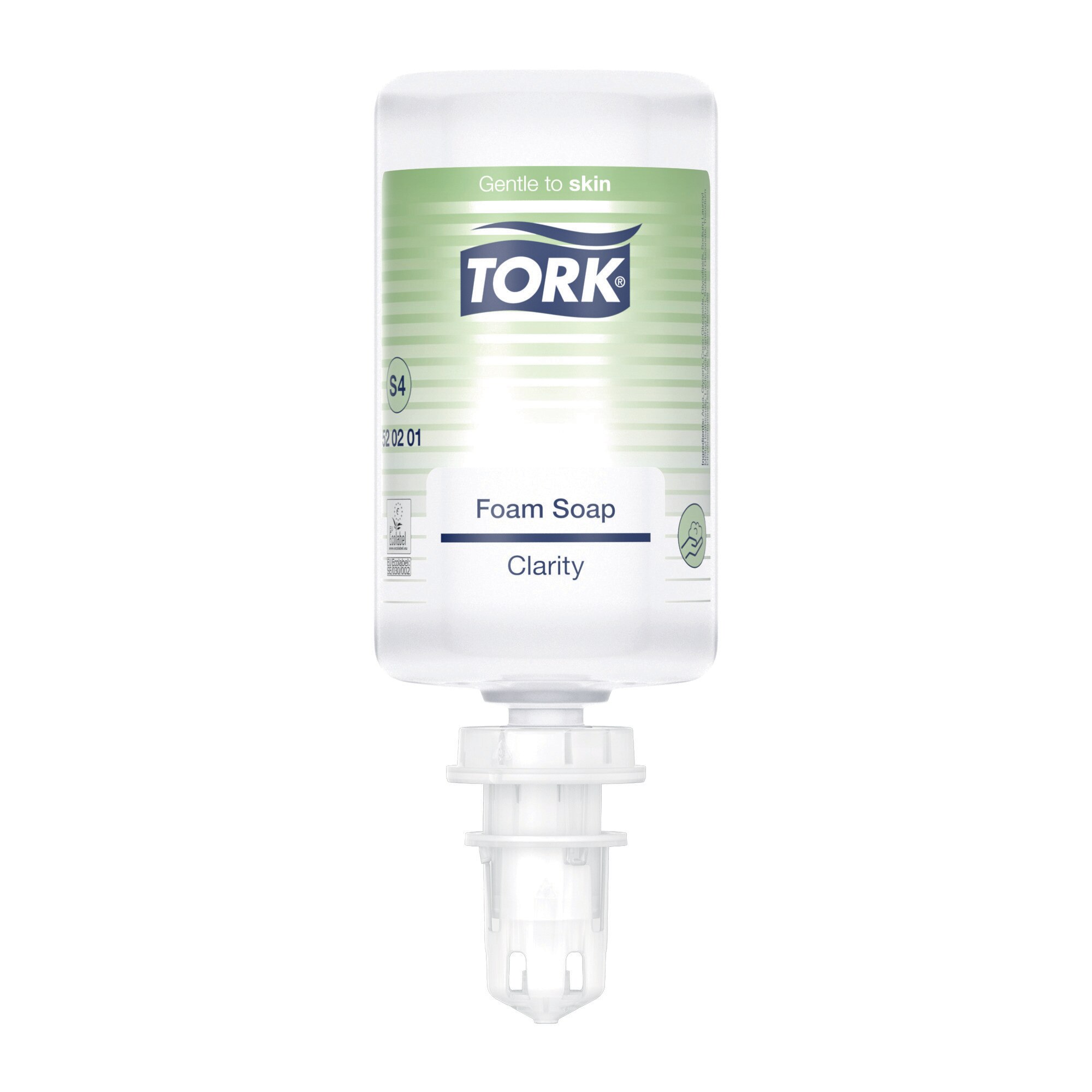 CART.SAVON MOUSSE LIMPIDE TORK ECOLABEL 1L-S4 CARTOUCHE DE1L