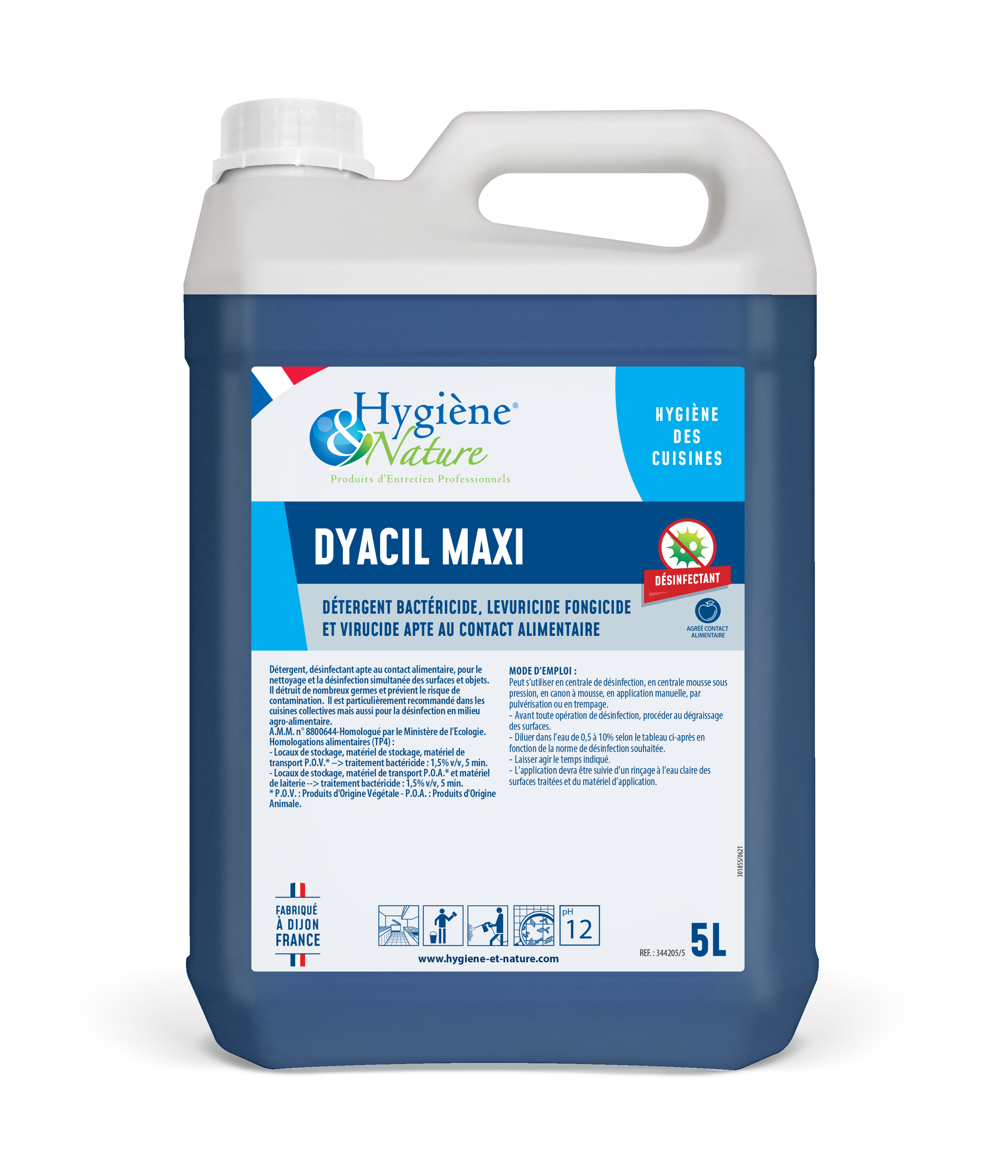 DYACIL MAXI 5L - LE BIDON DE 5L