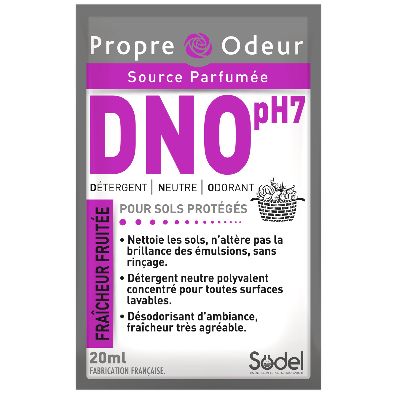 DNO PO FRUITE DOSES 250 - LE CARTON