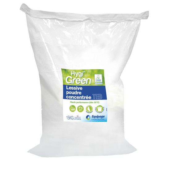 HYGI GREEN LESS. LIN. CONCENTRE - 113 ECOLABEL SAC 15KG