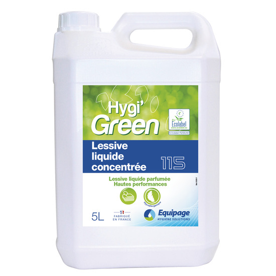 HYGI GREEN LESS LINGE ULTRA CONC 5L - 115 ECOLABEL LE BIDON DE 5L