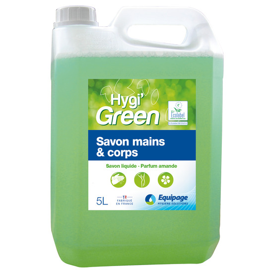 HYGI GREEN SAVON MAINS ET CORPS 5L-ECOLABEL LE BIDON DE 5L