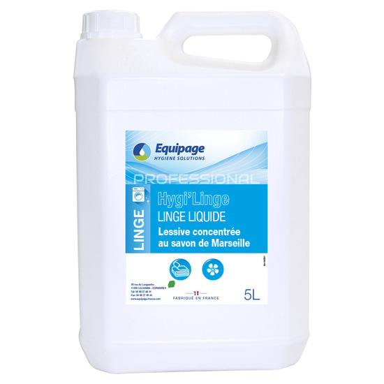 HYGI LINGE LESS. LINGE PARFUMEE 5L - LE BIDON DE 5L