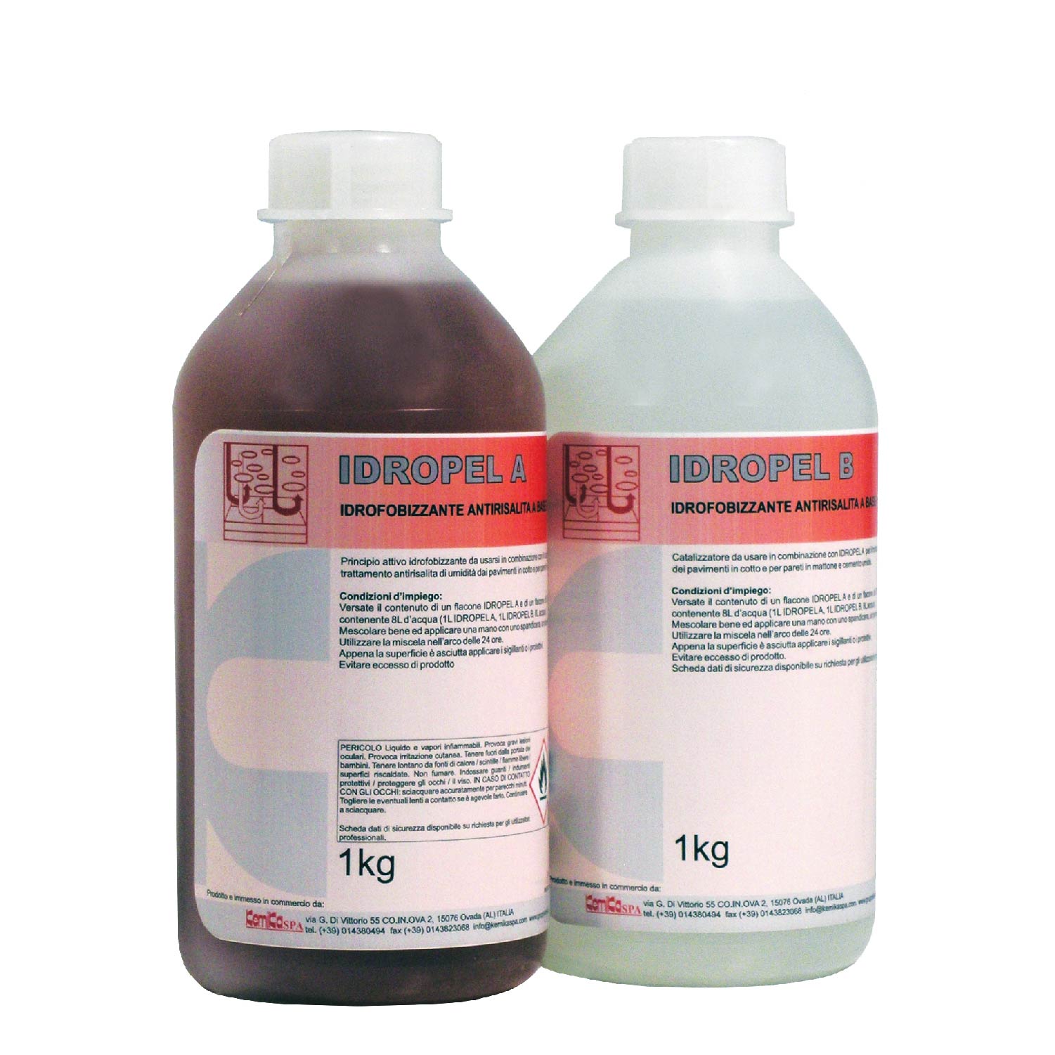 IDROPEL BICOMPONENTE 2KG - LE KIT