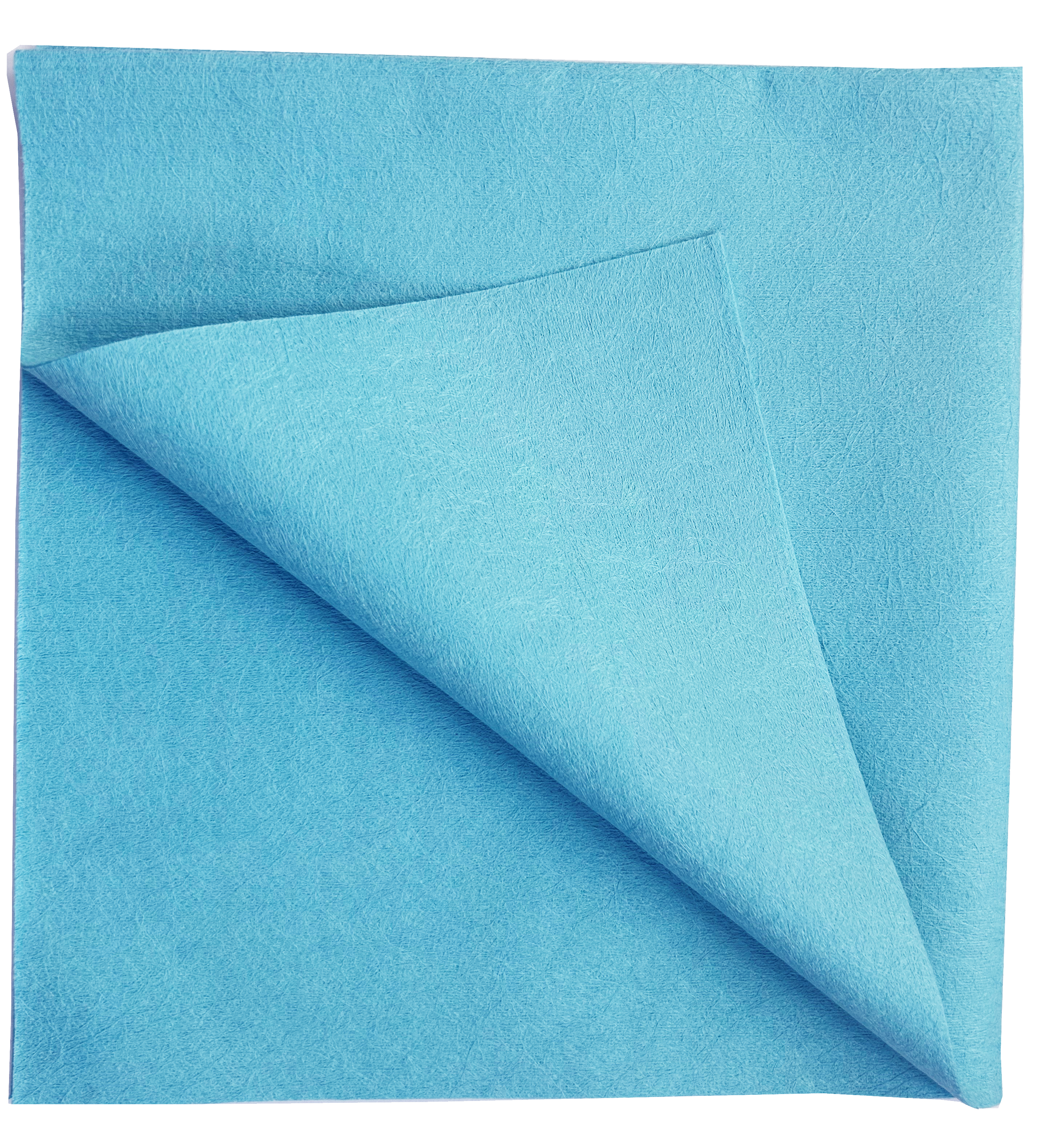 LAVETTE MICROFIBRE NON TISSEE BLEUE-LE PAQUET DE 5