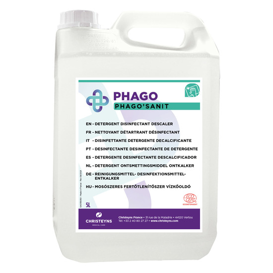 PHAGO SANIT EN 5 L - ECOCERT LE BIDON DE 5L