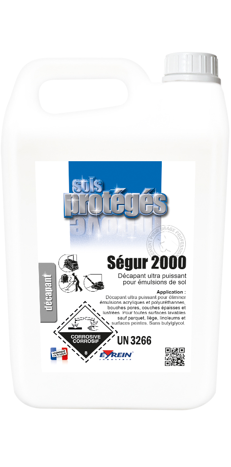 SEGUR 2000 5L - DECAPANT SURPUISSANT LE BIDON DE 5L