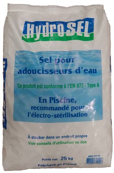 SEL ADOUCISSEUR -  LE SAC 25 KG